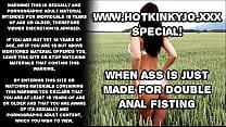 When ass is just made for double anal fisting SPECIAL 11 01 2023 When ass is just made for double anal fisting SPECIAL 11 01 2023