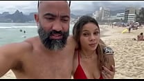 Ela ficou com tes atilde o na praia e arrebentei o cuzinho dela