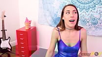 Sexy Teen Step Sister Kimber Lee Jacks Off Annoying Boy