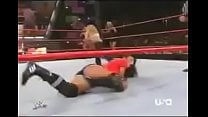 Trish Stratus Ashley and Mickie James vs Victoria Torrie Wilson and Candice Michelle Raw 2005
