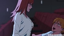 Makima got excited from public sex in the cinema hentai anime Makima got excited from public sex in the cinema hentai anime