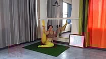 Regina Noir Yoga in yellow tights doing yoga in the gym A girl without panties is doing yoga An athlete trains in a public yoga room Cam 2 Regina Noir Yoga in yellow tights doing yoga in the gym A girl without panties is doing yoga An athlete trains in a public yoga room Cam 2