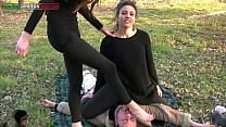 First Time of Alana Outdoor Foot Fetish Domination