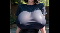 AI GENERATED MODEL GIRL BIG TITS AI ART  27
