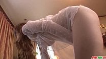 Hikaru Shiina gets busy with her own pussy in solo More at Japanesemamas com