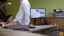 LOAN4K Serious loan agent drills asshole of pretty brunette client