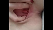 Solo masturbating