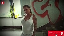 Dirty old skank Adrienne Kiss gets pounded and disked down in an abandoned building Datingbaron com Dirty old skank Adrienne Kiss gets pounded and disked down in an abandoned building Datingbaron com