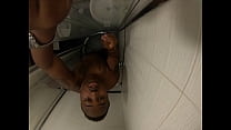 Guy takes a nice shower