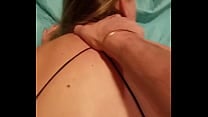9 inches deep in her asshole What yall think AnalTraining making her whimper and as she cums so hard
