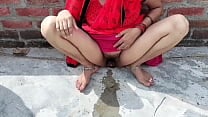 Village bhabhi pissing public outdoor Village bhabhi pissing public outdoor