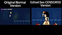 Side Of The Difference of Rhythm Heaven Fever  Original Normal Version VS  Sex CENSORED version
