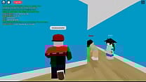 Novinha comendo uma mulher escondida no roblox