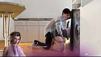 Apocalust Developed By Psychodelusional Fucking His Stuck Step Mom in the Ass while She is Stuck in the Dryer Helping His Big Ass Hot Stepmom