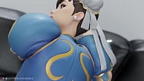 Chun Li POV anal creampie