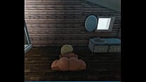 Fatassed Blonde Afro Girl Shows Off   Roblox R34