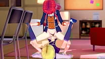 Femdom hentai girl dominating a friend Femdom hentai girl dominating a friend