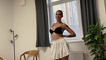 School girl tries titty fuck School girl tries titty fuck