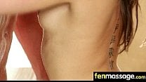 Gorgeous Skinny gets a massage 6