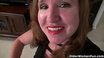 American milf Terri ly aroused in nylon pantyhose American milf Terri ly aroused in nylon pantyhose