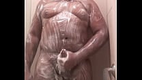 Morning shower fun masterbation cum shot