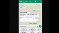 Chat caliente por wasap con chica tinder infiel parte 3 Chat caliente por wasap con chica tinder infiel parte 3