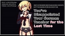 You 039 ve dissapointed your German Teacher for the last time Sexy male voice ASMR GWA Audioporn You 039 ve dissapointed your German Teacher for the last time Sexy male voice ASMR GWA Audioporn