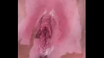 Orgasm and cum inside pussy  creampie 