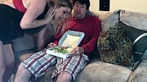 Horny MILF slurps a big dick salad Erin Electra Horny MILF slurps a big dick salad Erin Electra