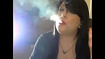 BBW Domme Tina Snua Smokes A Cork Cigarette With Pumping amp Drifting