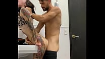 INTENSE HARD Fuck in The Bathroom at Her Work