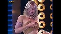 Girl Strips on Tv
