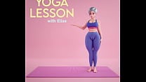 Yoga lessons 3d animation