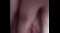 19 yo rubs her wet pussy