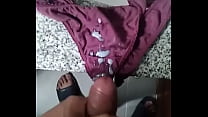More cum on my wife 039 s panties