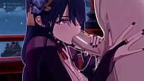 Nepopan Raiden Shogun Blowjob