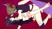 Setsuko Ohara and Chitose Kisaragi intense lesbian play and futanari sex Super Robot Wars Z amp V Hentai Setsuko Ohara and Chitose Kisaragi intense lesbian play and futanari sex Super Robot Wars Z amp V Hentai