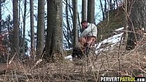 Hot couple fucking in the woods doesn 039 t know they are on camera 1