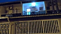 Novinha Casada  eacute  Flagrada Fodendo com o Amante na Varanda de Casa   CAIU NA NET 
