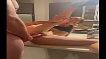 My Roommate fucks me on the Kitchen Counter