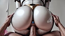 Advanced Sex Robot Ready To Be Pounded And Gets Cum Inside Close up POV AI
