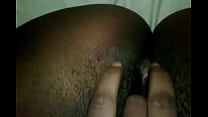 Ebony Masturbates
