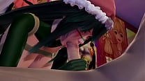 Tsuyu Asui  039 s New Year  039 s Eve Cosplay l 3D Hentai uncensored Boku no Hero Academia Tsuyu Asui  039 s New Year  039 s Eve Cosplay l 3D Hentai uncensored Boku no Hero Academia