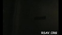 Rough fellow plays with this bitch 039 s nipples and gags her Rough fellow plays with this bitch 039 s nipples and gags her