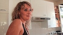 Squirt french blonde hard analized double penetrated and cum covered in gangbang