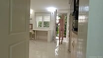I met delivery guy naked Look what happend Prank Real delivery