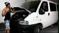 Muscular car mechanic dates in his workshop with juicy swarthy faced hottie Mary Sanches with big natural tits and hairy pussy Muscular car mechanic dates in his workshop with juicy swarthy faced hottie Mary Sanches with big natural tits and hairy pussy