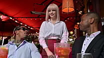 Cute Blonde Waitress Eliz Benson Hooks Up With BBC Strangers For DP Slamming GP3108