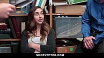 Shoplyfter Naughty Teen Lexi Lovell Takes Two Cocks