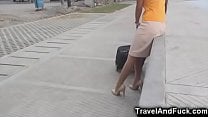 Traveler Fucks a Filipina Flight Attendant